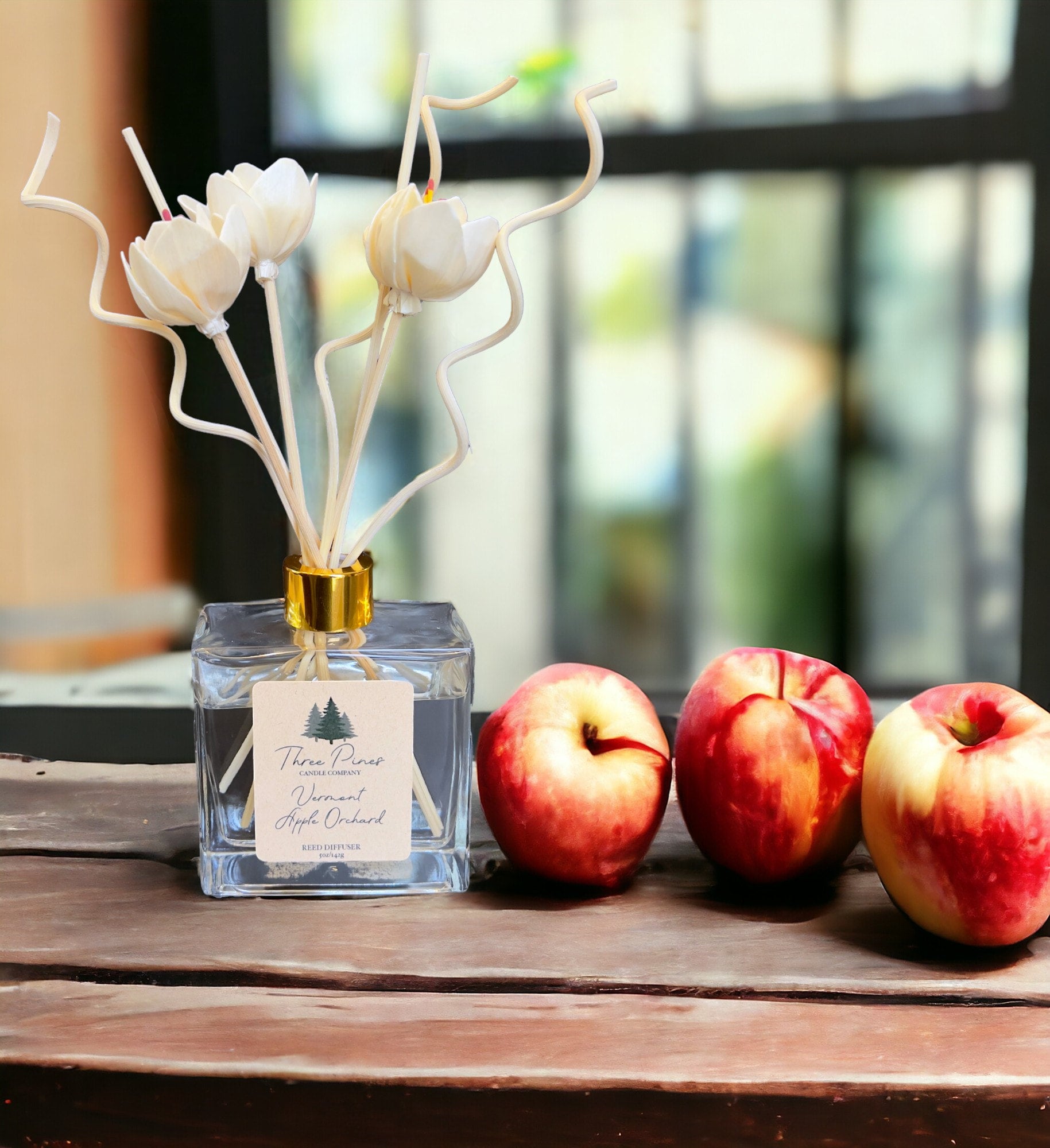 Lemongrass & Lime Reed Diffuser | Three Pines Candle Company